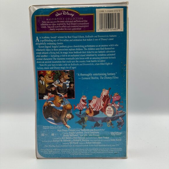 Bedknobs And Broomsticks Walt Disney Masterpiece Collection VHS 1994 - Picture 2 of 3